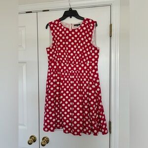 50s inspired polka dot dress